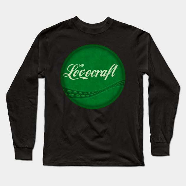 Lovecraft Cola Long Sleeve T-Shirt by Gimmickbydesign